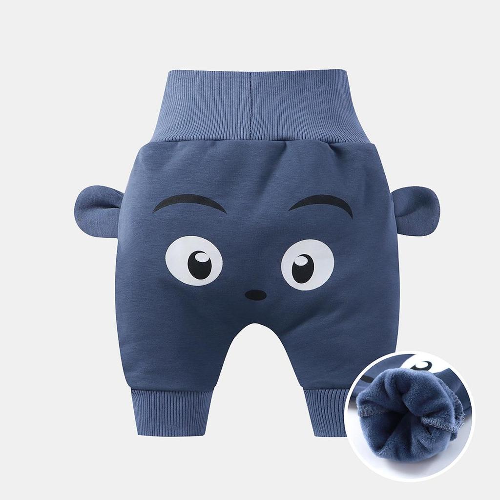 Infant High-Waist Belly Protection Pants: Spring & Autumn Style for Boys & Girls