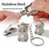 Compact Nail Trimmer Stainless Steel Fingernail Clipper Portable Nail Clippers Manicure Tool