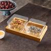 Nut Dried Fruit Plate, Desert , Living Room Plate ,Serving Tray ,Divided Bowls for Party