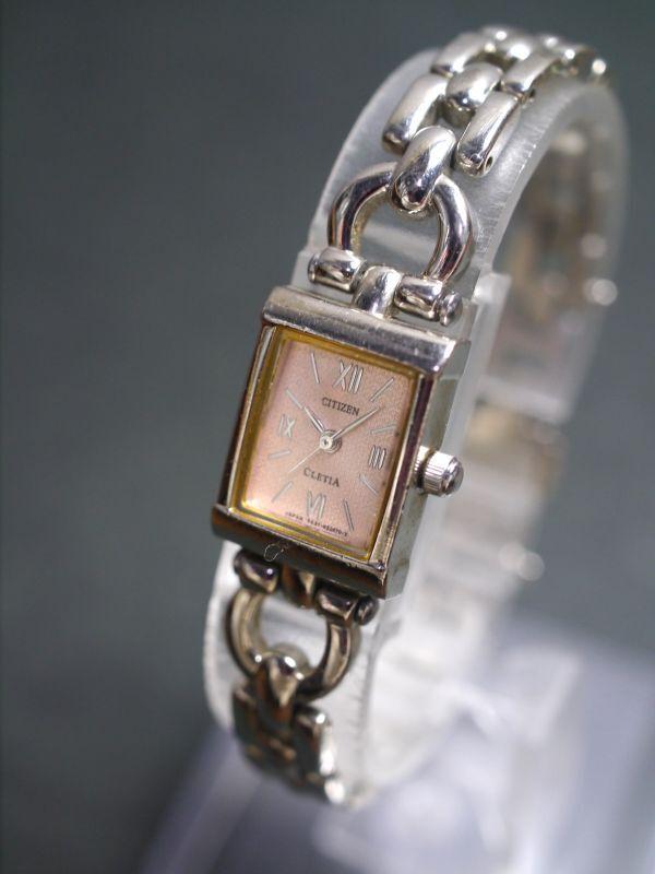 Citizen Женские кварцевые квадратные часы CLETIA AC998 3 стрелки 5431-H29654