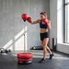 Punching bag with stand, 125-145 cm height-adjustable boxing set, freestanding speed ball with gloves and air pump