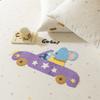 100% Cotton Cartoon Towel Embroidered Fitted Sheet A-Class Single Bed Cover For All Seasons Anti-Slip Mattress Protective Cover