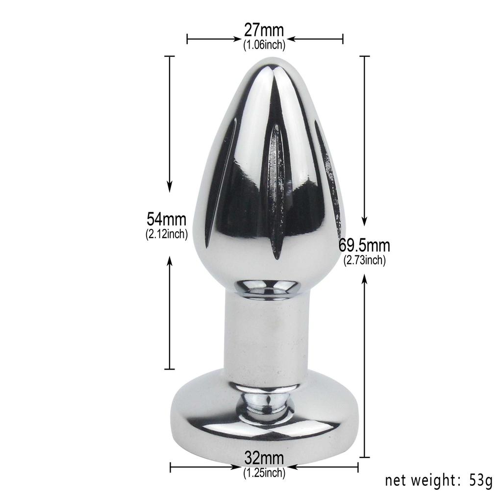 Manyjoy 10 Modi Drahtlose Fernbedienung Metall Anal Buttplug Vibrator Prostata-Massagegerät für Frauen Männer Schwule Masturbation Sexspielzeug