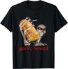 XWDHMHFE Garlic Bread Funny Cool Skeleton Meme T-Shirt