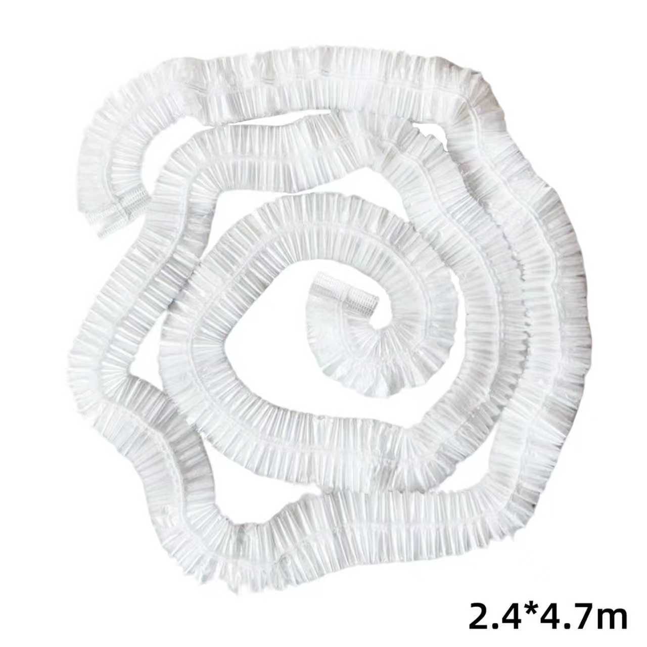 Disposable Plastic Furniture Cover – Large Drawstring Dust-Proof Cover for Sofa, Mattress, Crib & Dorm Bed (5-Pack) 5pack