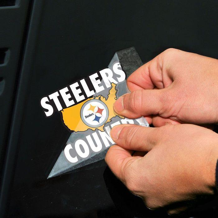 Wincraft Perfect Cut 10x10cm Autocollant NFL Teams Slogan