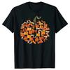 Funny Vintage Book Pumpkin Autumn Fall Librarians Bookworm TeacherTshirts Men Fashion Tshirt Cotton Loose Oversized T Shirt