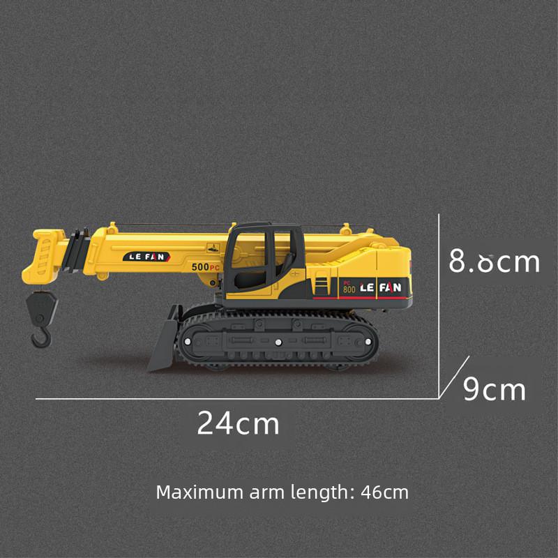 Inertia Simulation Engineering Vehicle Toy Crane Model Childrens Holiday Gift