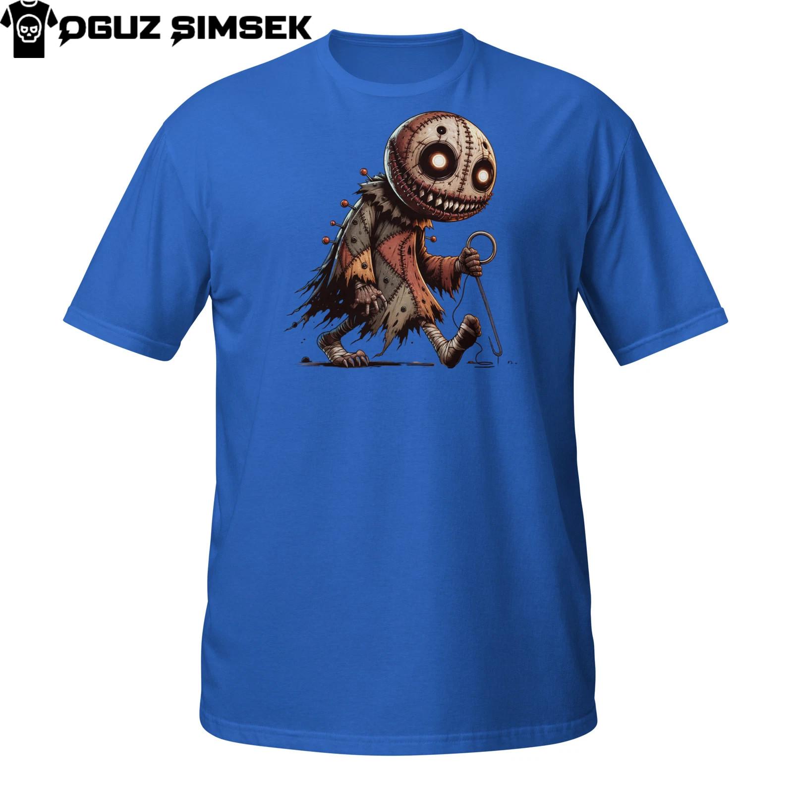Voodoo Doll T-Shirt Mens Womens Tees Top | Creepy Halloween Puppet Monster | Horror Rag Doll Tee XL
