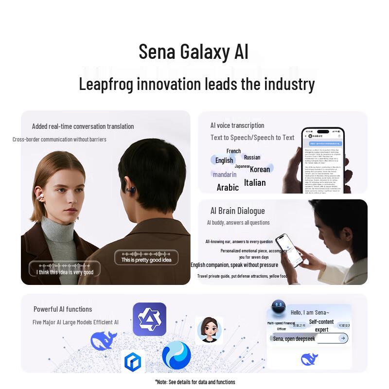 SANAG S8S AI Open-Ear Sport Bluetooth Headset