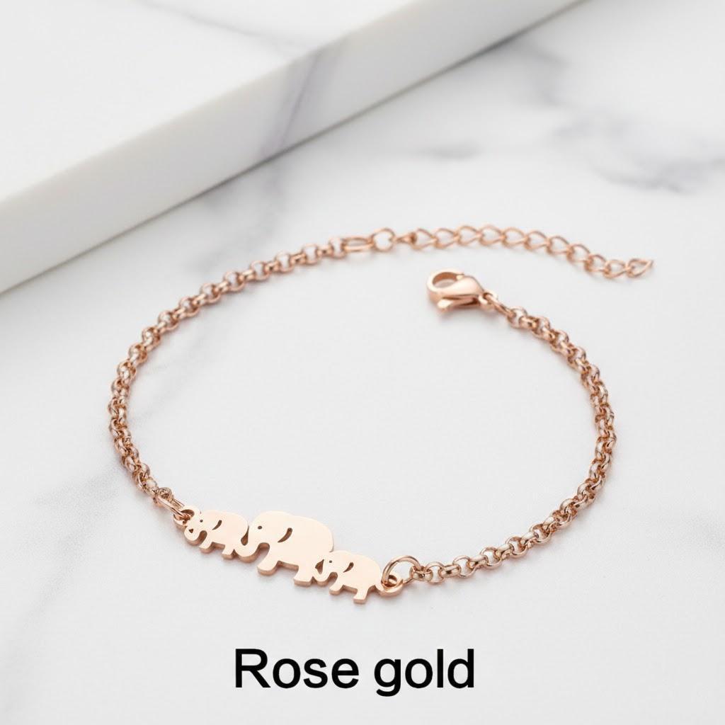 

1pc Elephant Bracelet Animal Bracelet Jewelry Simple Lovely Jewelry Female Stainless Steel Jewelry Stonego Female Bracelet