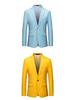 2025 Spring/Autumn Men's Solid Color Single-Button Business Casual Suit Jacket