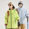 Herren Damen Wasserdichte Wanderjacke Leicht Atmungsaktiv Outdoor Shell Regenmantel Trekking Camping Radfahren