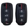 Silicone Car Key Case Cover For Volkswagen Vw Polo Golf Passat Tiguan Beetle Caddy T5 Up Eos Skoda Octavia Seat Leon Altea