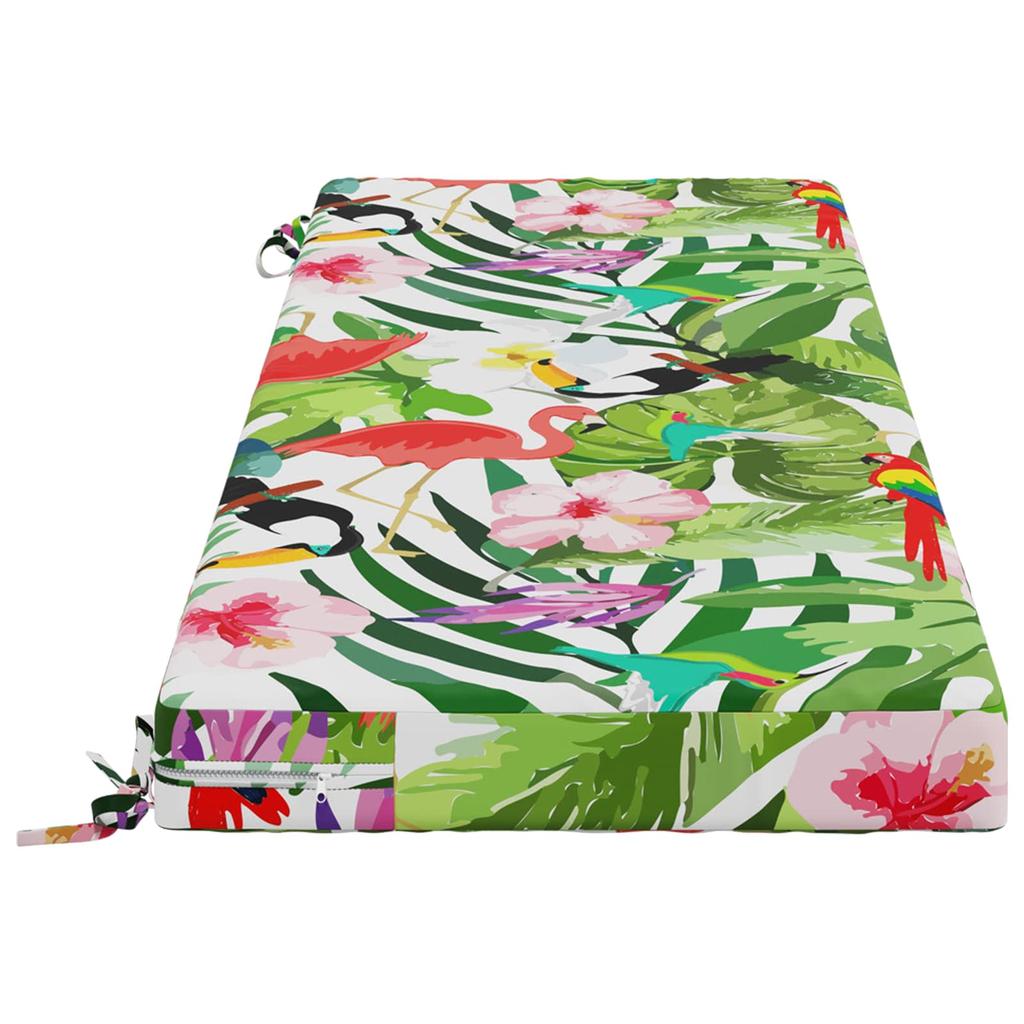 2 Piece Bench Cushion Set SOEST 2 Pcs 100percent  Polyester Multicolor