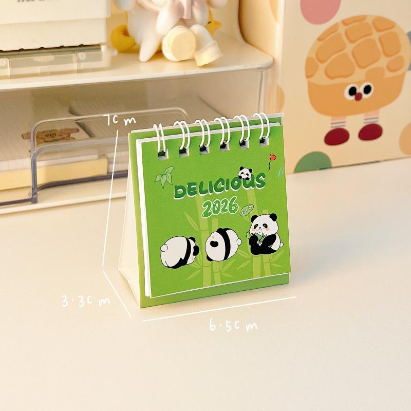 2026 Year Cartoon Capibara Desktop Mini Desk Calendar Planner Desktop Decoration Office Stationery