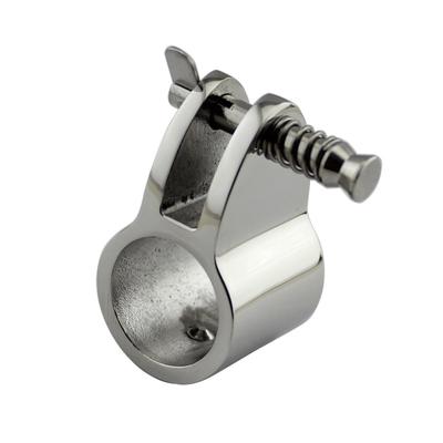 Top Jaw Slide Cap Bimini Railing Fitting Mirror Polish For Yacht Boat Hardware