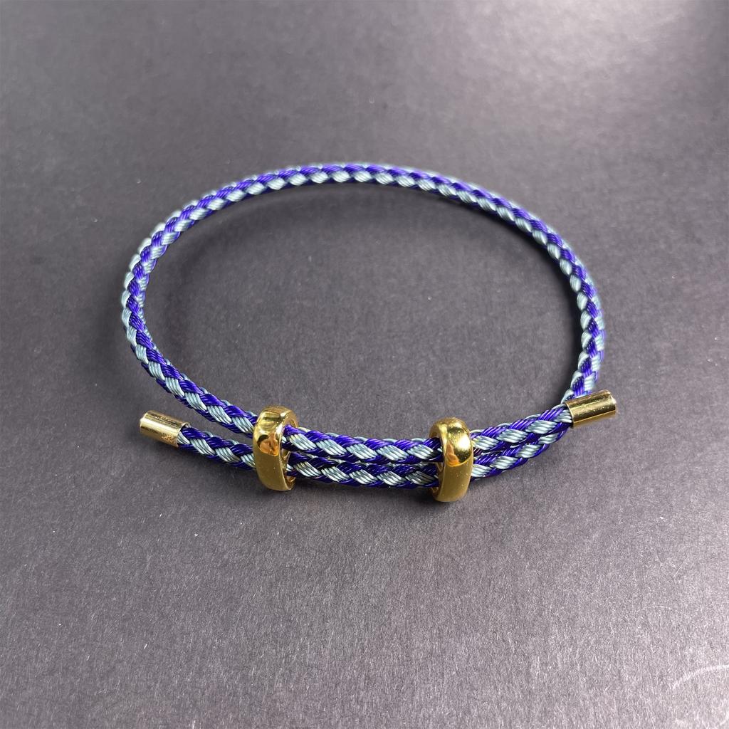 10Pc Luxury Multicolor Fashion Adjustable Bracelet Stainless Steel Wire Waterproof Rope Bracelet Men Women Jewelry Accessories