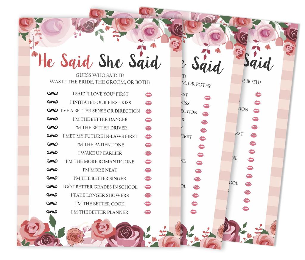 Inkdotpot 50A FloralA BingoA JogoA CartasA Para Chá de Casamento Festa de Despedida de Solteira A Granel Quadrado Em Branco Preencher Presente