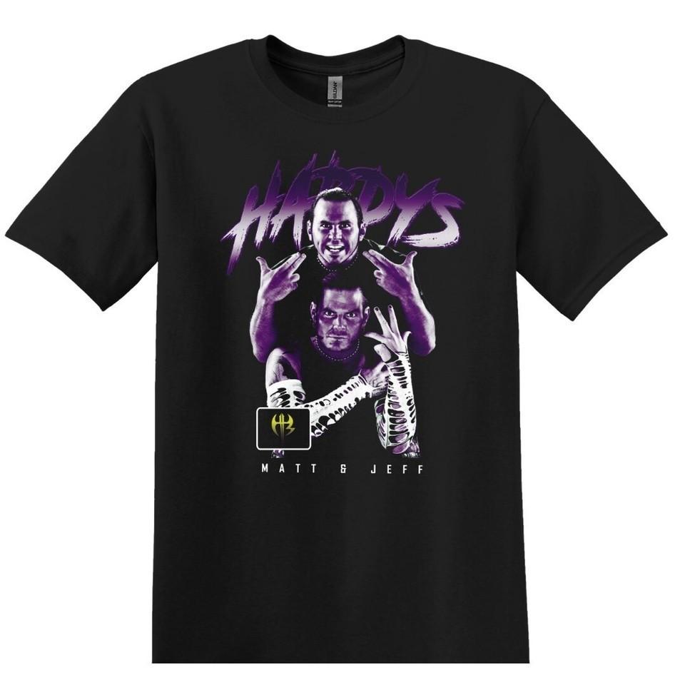 The Hardy Boyz Wrestling Unisex Black T-Shirt The Hard shirt S-5XL Q4714 XXXL