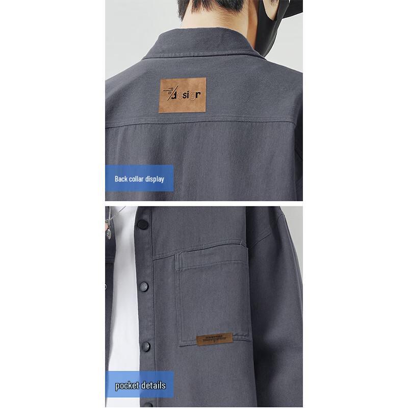 JEEP SPIRIT Men's Cotton Long Sleeve Casual Shirt