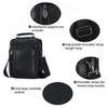Herren Echtleder Vertikale Umhängetasche - Multifunktionale High-End Schultertasche für den lässigen Pendelverkehr