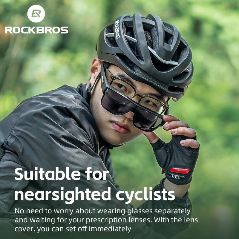 ROCKBROS Cycling Dual Wear Glasses UV400 Sunscreen Polarized Glasses Fishing Hiking Men Women Outdoor Sports Sunglasses Eyewear2