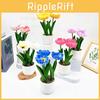Simulation Multicolor Corn Poppy Potted Artificial Flower Desktop Ornament