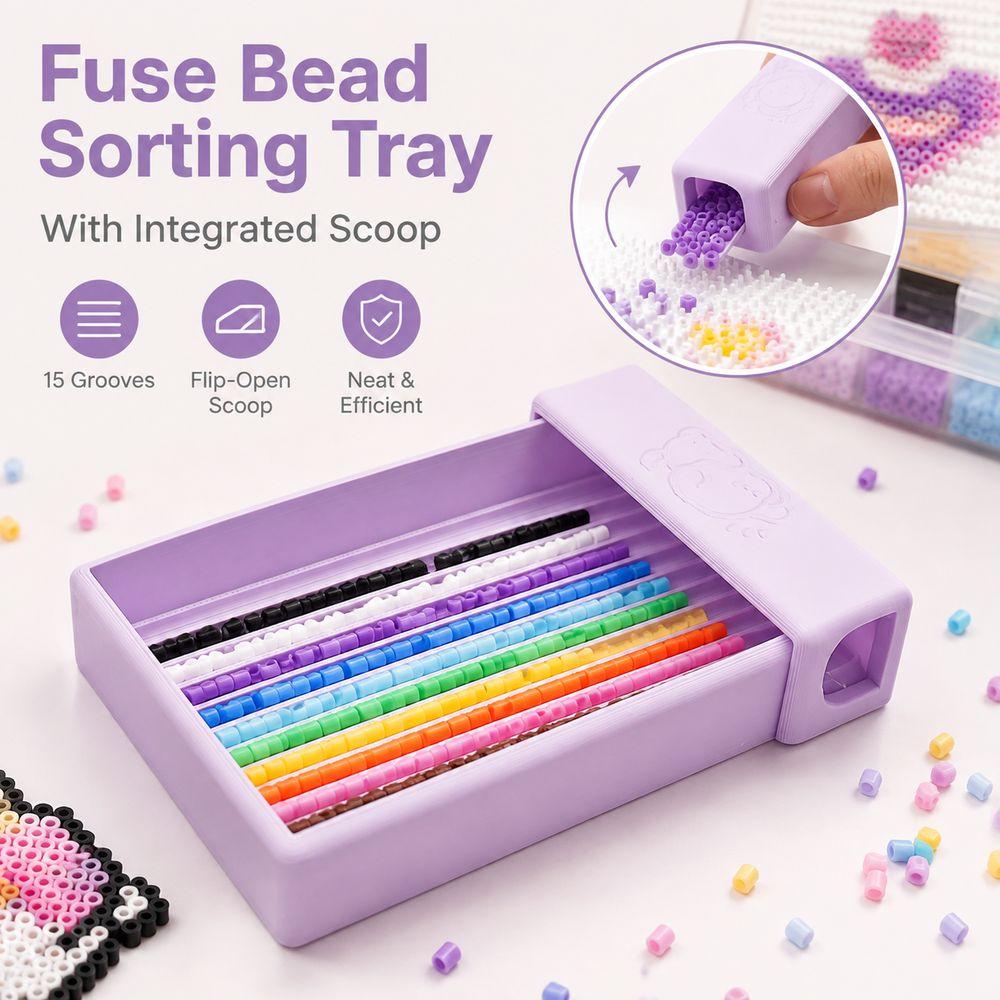 Plastic Bead Sorting Tray Grooved Bead Aligner Tray  Diamond Painting Supplies