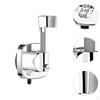 Handheld Showerhead Bracket with Suction Cup, Wall Mount for Quick Installation