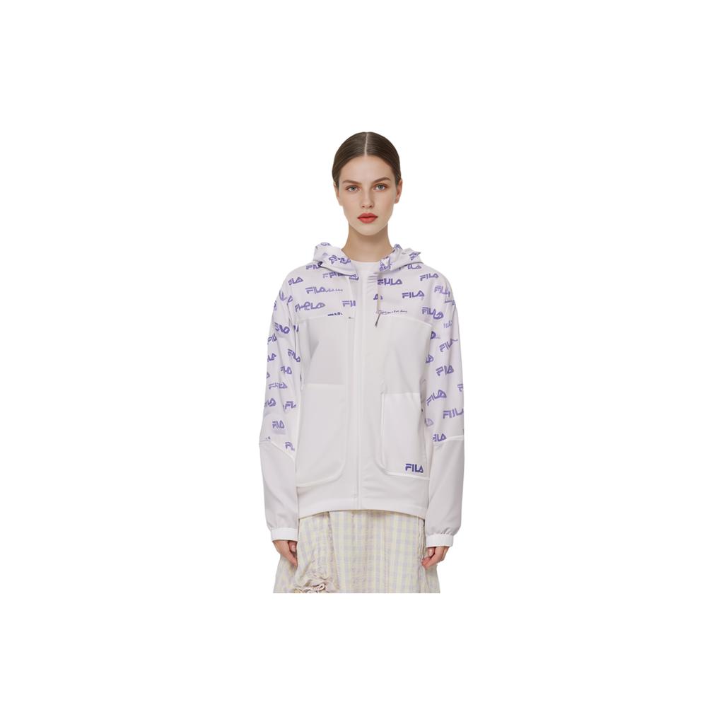 New FILA Jacket Women's Standard White F11W329702F-WT