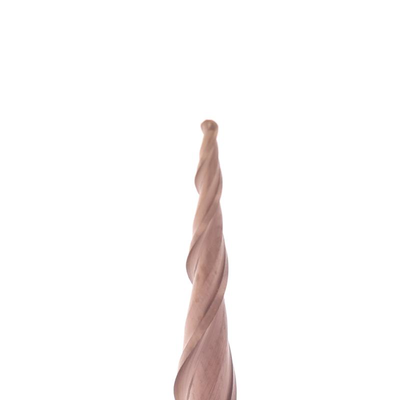 1 Stück Kegel Wood Metal Fräsen HRC55 Wolframstahl Kegeliger Kugelkopf-Schaftfräser Kegelige Kugelkopf-Spiral-Gravierfräser