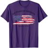 250 Years of Freedom Since 1776 American Flag Graphic Tee Casual Short Sleeve T-Shirt