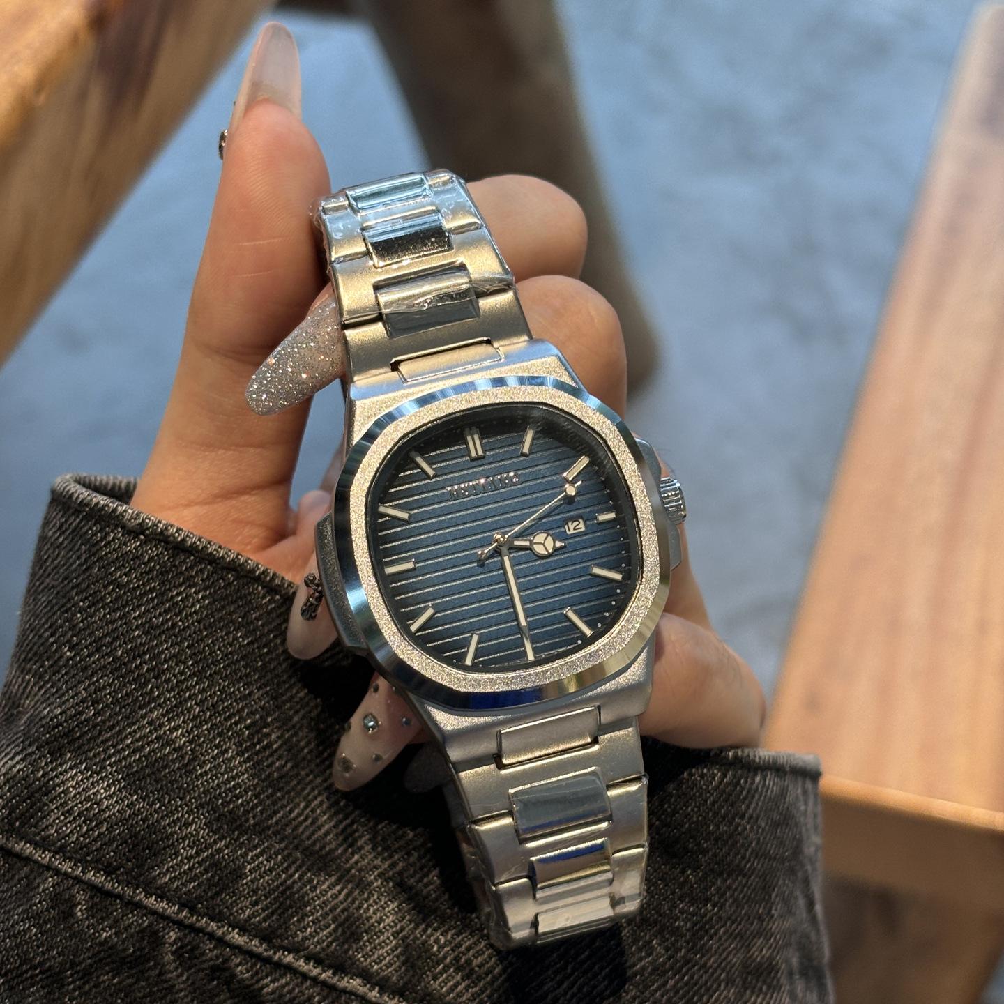 Retro Square Watch Men S Calendar Mori Steel Belt Business Versatile Casual Luminous Non-Mechanical Quartz Watch