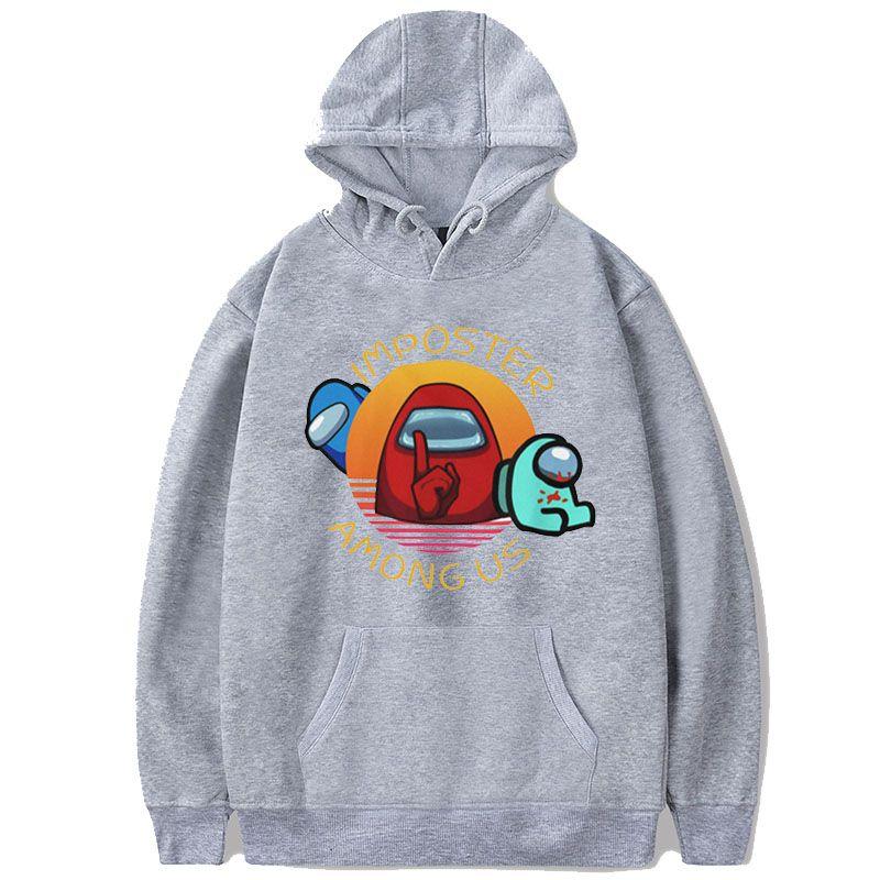 Game Imposter Casual Pullover Streetwear Sweatshirt Hoodies Tops Coat