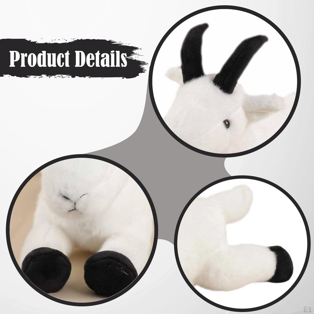 Sheep Toy Lamb Stuffed Animal Home Decor Comfortable Gift Soft Doll for Living Room Girlfriend Lover