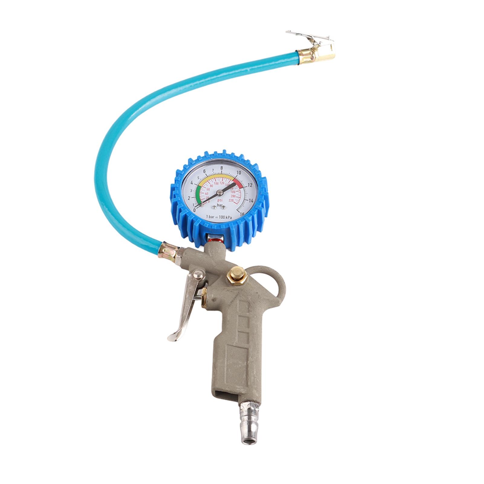 

Car Truck Motorcycle Tyre Tire Air Pressure Inflator Gauge Meter Tester 0220PSI