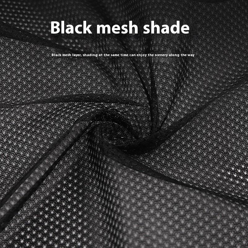 Car Window Sun Shade  Suction Cup Mesh Summer Heat & Privacy Cover