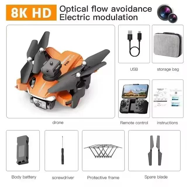 P11 Max GPS Drone 8K HD 5G Professional Aerial Photography Dual Camera Obstacle Avoidanc Brushless Quadrotor 20000M New