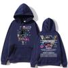 Sudadera con capucha Rapper Chris Brown Breezy Bowl XX Tour Harajuku Moderna de Manga Larga para Hombre Oversize Popular Sudadera Streetwear