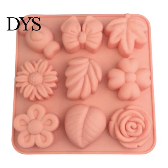 Silicone Molds for Homemade Chocolate DIY Pumpkin Leaf Maple Flower Mold, Candy Jelly Pudding Cake Durable Desserts Soap Candle Tray, Non Stick