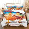 Set de așternuturi de pat cu desene animate Fashion Chicken Run Single Twin Full Queen King Size Set de așternuturi pentru camera copiilor Seturi cu husă de pilotă Set de cearșafuri