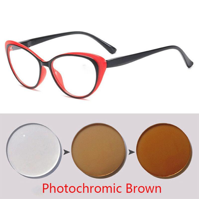 Fashion Cat Eye Glasses Women Myopia Glasses Men Shortsight Prescription Eyewear -1.0 -1.5 -2.0 -2.5 -3.0 -3.5 -4.0 -6.0