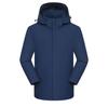 Personalized Windproof 3-in-1 Jacket: Solid Color, Custom Logo, Unisex Design, Thick Workwear
