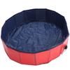 Foldable Pet Bathing Tub Portable Shower Basin Bathroom Cleaning Bathtub for Dogs CatsL 160x30cm Red
