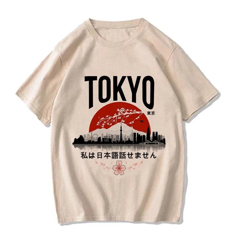 Women  Gothic Mange Tshirt Tokyo Y2k T-shirt 2000s Funny Graphic Tee Shirt Hip Hop Streetwear Style Clothes Tops Femme