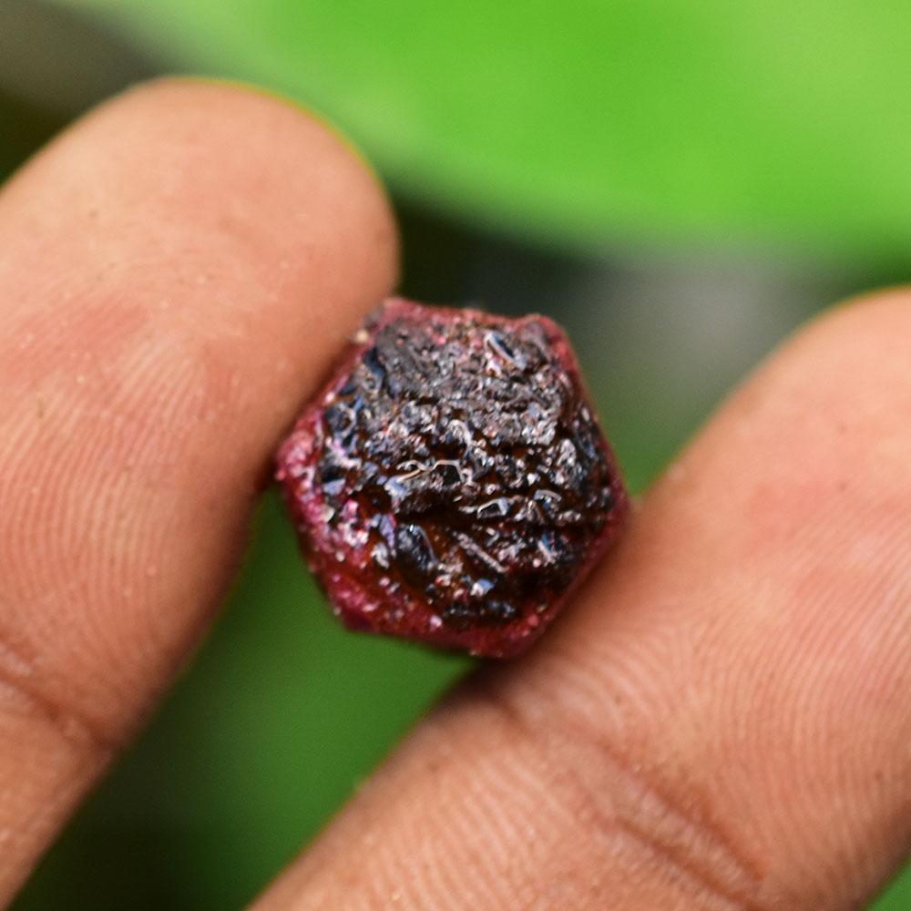 Natural Red Ruby Loose Gemstone 30.55 ct Mozambican Uncut Rough for Collection for Gem Collection