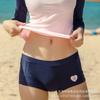 Womens UV Protection Rash Guard Set Long Sleeve Top Shorts Snorkeling Diving Surfing Quick Dry Swimwear