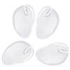 4pcs Insoles Comfort Healthy Material Non Slip Invisible Cushions Metatarsal Forefoot Pads Reusable Washable Toe Inserts