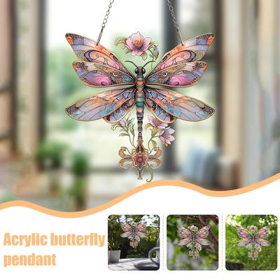 Acrylic Flat Garden Decorative Sun Catchers Decorative Pendant, Interesting Animal Pendant